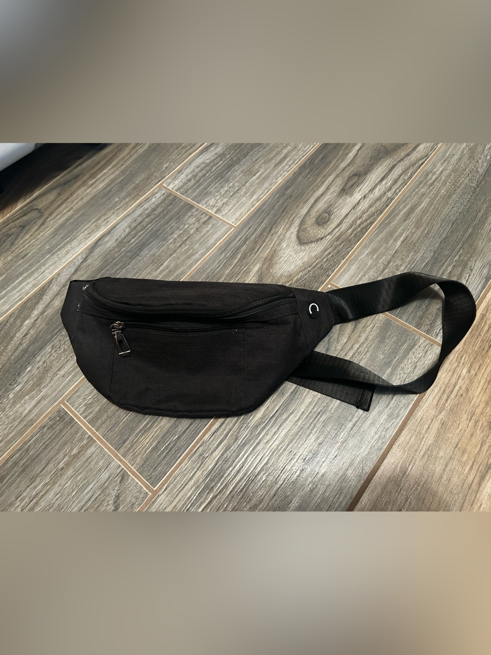 NWOT Black Crossbody Sling Bag - Minimal Design